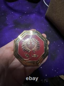 Besame Limited Edition Signature Powder Compact Gold with Original Box
