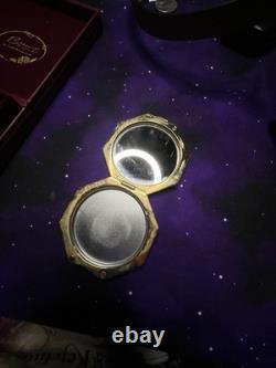 Besame Limited Edition Signature Powder Compact Gold with Original Box