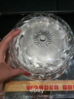 Big 8 Trinket Collar Vanity Jar Box American Brilliant Period Cut Glass Crystal
