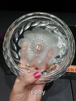 Big 8 Trinket Collar Vanity Jar Box American Brilliant Period Cut Glass Crystal