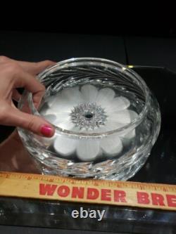 Big 8 Trinket Collar Vanity Jar Box American Brilliant Period Cut Glass Crystal
