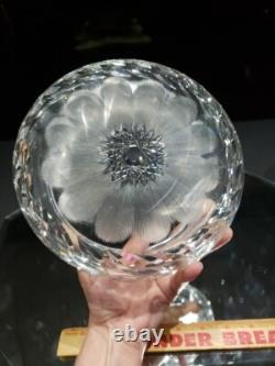 Big 8 Trinket Collar Vanity Jar Box American Brilliant Period Cut Glass Crystal