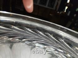 Big 8 Trinket Collar Vanity Jar Box American Brilliant Period Cut Glass Crystal