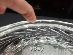 Big 8 Trinket Collar Vanity Jar Box American Brilliant Period Cut Glass Crystal