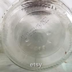 Botanical Glass Bottle Set withCork Stoppers, Vanity Set, Boudoir Decor, Floral Bottles