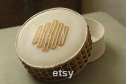 CARON Powder box Mademoiselle Peau fraîche 1939