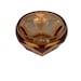 Cambridge Glass Amber Powder Jar Trinket Bowl