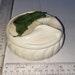 Ceramic covered powder dish lily excellent condition