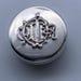 Christian Dior Powder Box Vintage Monogramed Silver-Plated Metal Rare