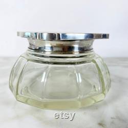 Clear Vanity Jar with Lid.