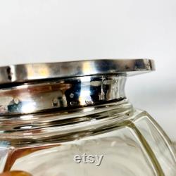 Clear Vanity Jar with Lid.