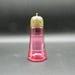 Cranberry Cut Glass and Brass Muffineer Sugar Shaker, 6.5 H