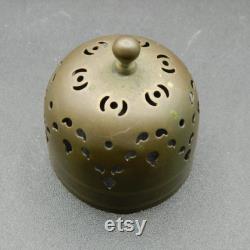 Cranberry Cut Glass and Brass Muffineer Sugar Shaker, 6.5 H Cranberry Cut Glass and Brass Muffineer Sugar Shaker, 6.5 H