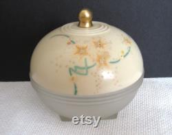 DeVilbiss Frosted Glass Powder Dresser Box DeVilbiss Frosted Glass Box Vintage Glass Powder Box Vintage Frosted Dresser Box