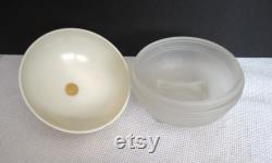 DeVilbiss Frosted Glass Powder Dresser Box DeVilbiss Frosted Glass Box Vintage Glass Powder Box Vintage Frosted Dresser Box