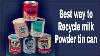 Diy Best Way To Reuse Milk Powder Tin Can Baby Formula Tin Can Reuse