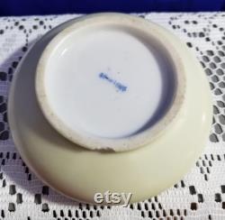 Early Japanese Porcelain Hand-Painted Powder Dresser Jar Repaired