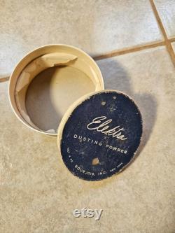 Electra Dusting Powder Box, Very Old Powder Box, Bourjois, Inc. New York, Collectible. 64T