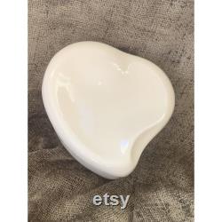 Elsa Peretti for Halston Lidded Heart Shaped Ceramic Powder Box Valentine s Day