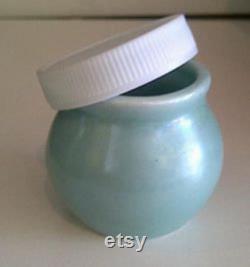 Empty Mini Ceramics Cosmetic Cream Jar Tin Pot Salve Spice Powder Leakproof Container