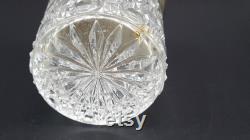 English Crystal Dresser Jar