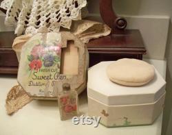 Entire Collection of Vintage Dusting and Bath Powders Celebrity, Early American Old Spice, Tuvache Tuvara, Romney Sweet Pea