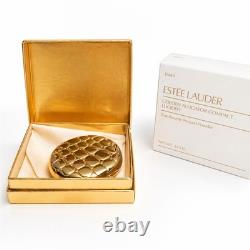 Estee Lauder 1992 Golden Alligator Compact Lucidity Medium-02 NIB Both Boxes