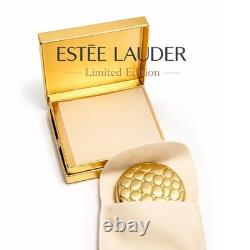 Estee Lauder 1992 Golden Alligator Compact Lucidity Medium-02 NIB Both Boxes
