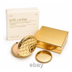 Estee Lauder 1992 Golden Alligator Compact Lucidity Medium-02 NIB Both Boxes
