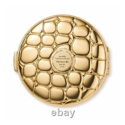 Estee Lauder 1992 Golden Alligator Compact Lucidity Medium-02 NIB Both Boxes