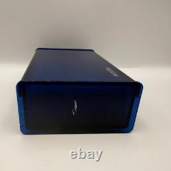 Estee Lauder Estee Perfumed Body Powder Cobalt Blue Vintage Vanity Box 7.5 oz