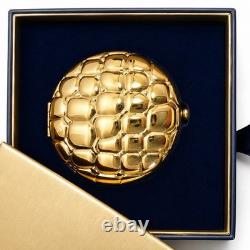 Estee Lauder Golden Alligator Slim Compact Pressed Powder New In Box Mint