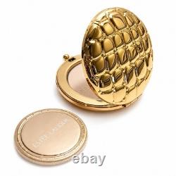 Estee Lauder Golden Alligator Slim Compact Pressed Powder New In Box Mint