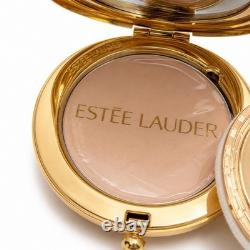 Estee Lauder Golden Alligator Slim Compact Pressed Powder New In Box Mint
