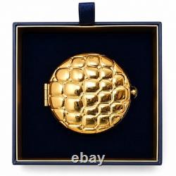 Estee Lauder Golden Alligator Slim Compact Pressed Powder New In Box Mint