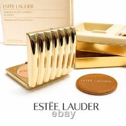Estee Lauder Golden Flute Compact Lucidity Medium-02 NIB Both Boxes Velvet Tray