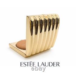 Estee Lauder Golden Flute Compact Lucidity Medium-02 NIB Both Boxes Velvet Tray