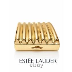Estee Lauder Golden Flute Compact Lucidity Medium-02 NIB Both Boxes Velvet Tray