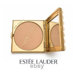 Estee Lauder Golden Flute Compact Lucidity Medium-02 NIB Both Boxes Velvet Tray
