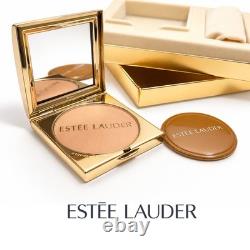Estee Lauder Golden Flute Compact Lucidity Medium-02 NIB Both Boxes Velvet Tray