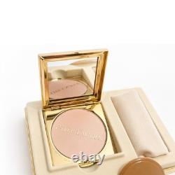 Estee Lauder Golden Flute Compact Lucidity Medium-02 NIB Both Boxes Velvet Tray