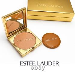 Estee Lauder Golden Flute Compact Lucidity Medium-02 NIB Both Boxes Velvet Tray