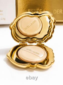 Estee Lauder Happy Tales Puppy Lucidity Powder Compact Enamel Crystal MIB Mint