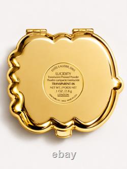 Estee Lauder Happy Tales Puppy Lucidity Powder Compact Enamel Crystal MIB Mint