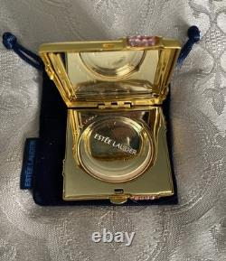 Estee Lauder Pink Ribbon Compact Complete Mint / New In Box 2004 Lucidity