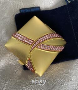 Estee Lauder Pink Ribbon Compact Complete Mint / New In Box 2004 Lucidity