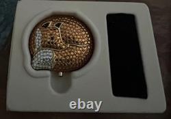 Estee Lauder Sly Fox Lucidity Powder Compact Country Chic White/gold Box/jewels