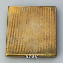 Extremely rare antique novelty suitcase enamel Compact Powder Box C. Early 20thC