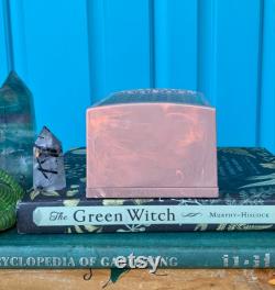 FREE SHIPPING-Vintage Merle Norman Marbled Pink Powder Box-3 Part Storage Vanity Box-Glam Decor-Bohemian-Stash Box-Gift Box-Nostalgia