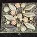 FREE SHIPPING Vtg Silver Metal Dorset 5th Avenue Floral Leaf Designs Mirror Powder Compact